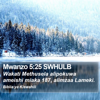 Mwanzo 5:25 SWHULB Bible Verse Image