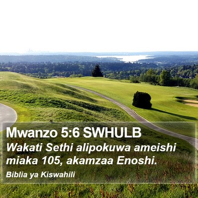 Mwanzo 5:6 SWHULB Bible Verse Image