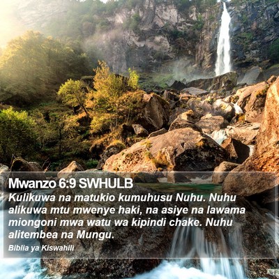 Mwanzo 6:9 SWHULB Bible Verse Image