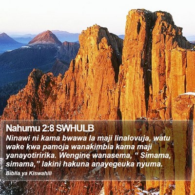 Nahumu 2:8 SWHULB Bible Verse Image
