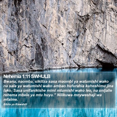Nehemia 1:11 SWHULB Bible Verse Image