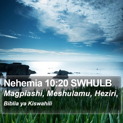Nehemia 10:20 SWHULB Bible Verse Image
