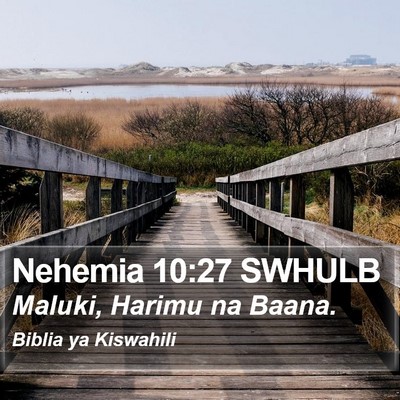Nehemia 10:27 SWHULB Bible Verse Image