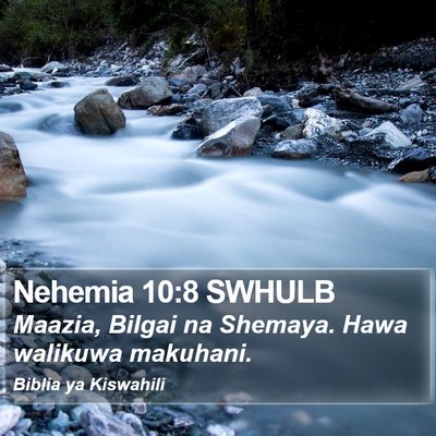 Nehemia 10:8 SWHULB Bible Verse Image