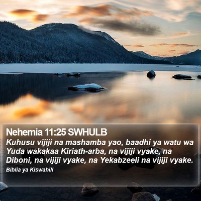 Nehemia 11:25 SWHULB Bible Verse Image