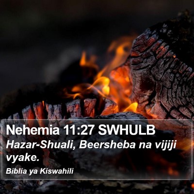 Nehemia 11:27 SWHULB Bible Verse Image