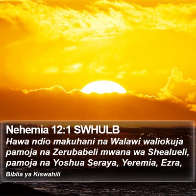 Nehemia 12:1 SWHULB Bible Verse Image