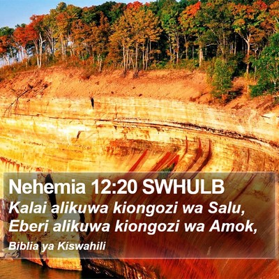 Nehemia 12:20 SWHULB Bible Verse Image