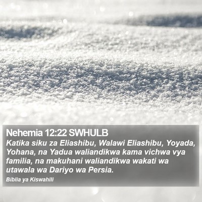 Nehemia 12:22 SWHULB Bible Verse Image