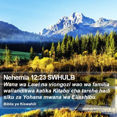 Nehemia 12:23 SWHULB Bible Verse Image