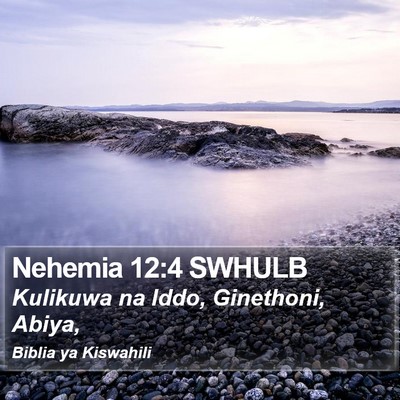 Nehemia 12:4 SWHULB Bible Verse Image