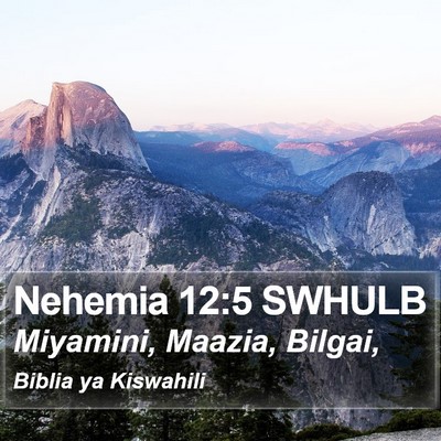 Nehemia 12:5 SWHULB Bible Verse Image