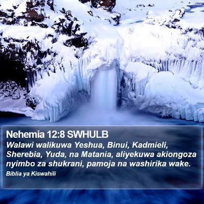 Nehemia 12:8 SWHULB Bible Verse Image