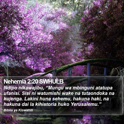 Nehemia 2:20 SWHULB Bible Verse Image