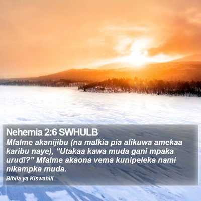 Nehemia 2:6 SWHULB Bible Verse Image