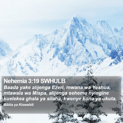 Nehemia 3:19 SWHULB Bible Verse Image
