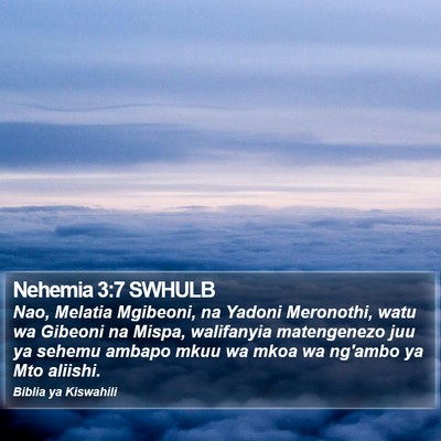 Nehemia 3:7 SWHULB Bible Verse Image