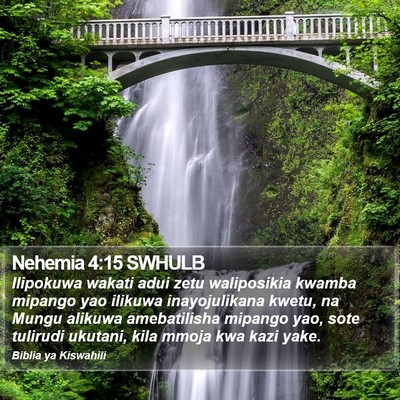 Nehemia 4:15 SWHULB Bible Verse Image