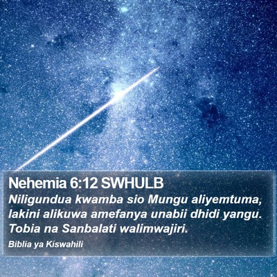 Nehemia 6:12 SWHULB Bible Verse Image
