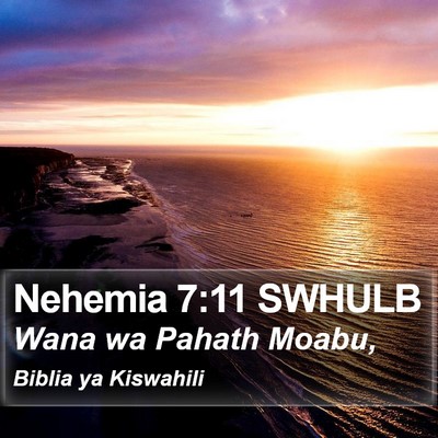 Nehemia 7:11 SWHULB Bible Verse Image