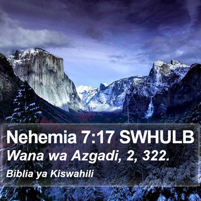 Nehemia 7:17 SWHULB Bible Verse Image