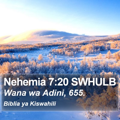 Nehemia 7:20 SWHULB Bible Verse Image