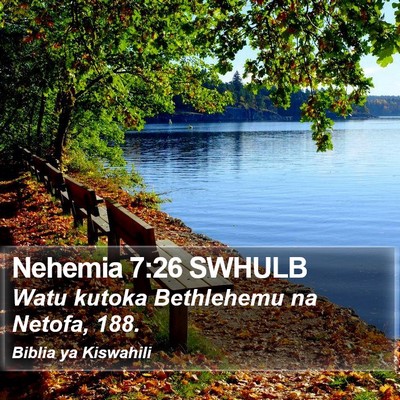 Nehemia 7:26 SWHULB Bible Verse Image