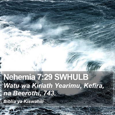 Nehemia 7:29 SWHULB Bible Verse Image