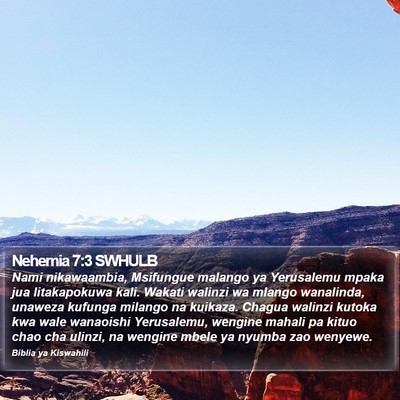Nehemia 7:3 SWHULB Bible Verse Image