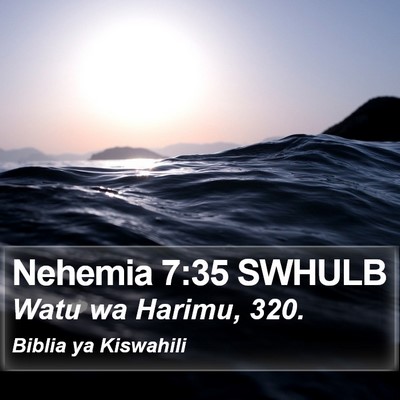 Nehemia 7:35 SWHULB Bible Verse Image