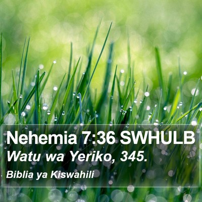 Nehemia 7:36 SWHULB Bible Verse Image