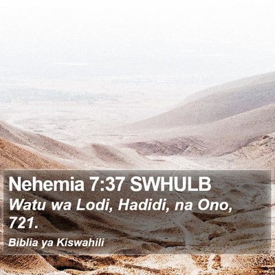 Nehemia 7:37 SWHULB Bible Verse Image