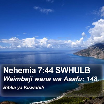 Nehemia 7:44 SWHULB Bible Verse Image