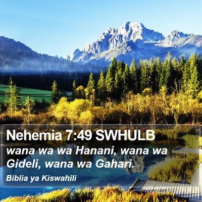 Nehemia 7:49 SWHULB Bible Verse Image