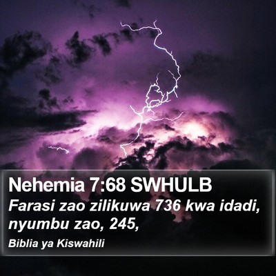Nehemia 7:68 SWHULB Bible Verse Image