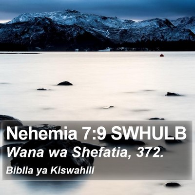 Nehemia 7:9 SWHULB Bible Verse Image