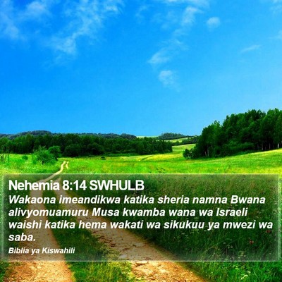 Nehemia 8:14 SWHULB Bible Verse Image