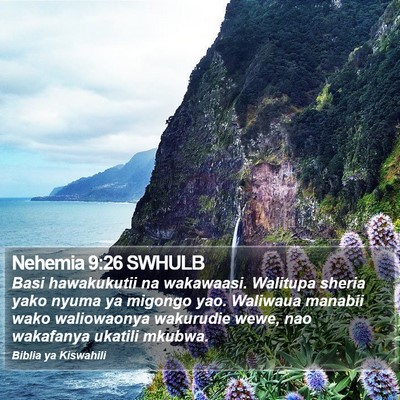 Nehemia 9:26 SWHULB Bible Verse Image