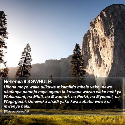 Nehemia 9:8 SWHULB Bible Verse Image