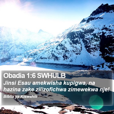 Obadia 1:6 SWHULB Bible Verse Image