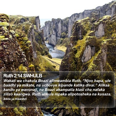 Ruth 2:14 SWHULB Bible Verse Image