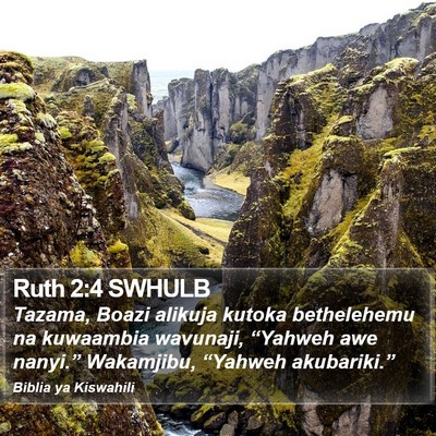 Ruth 2:4 SWHULB Bible Verse Image