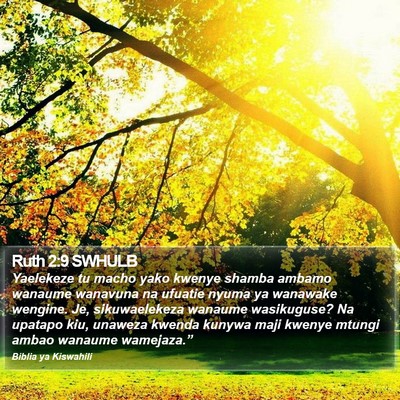 Ruth 2:9 SWHULB Bible Verse Image