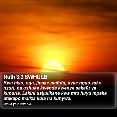 Ruth 3:3 SWHULB Bible Verse Image