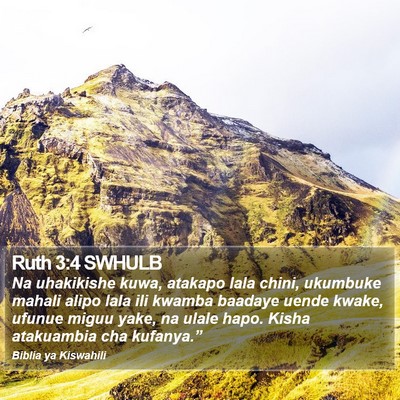 Ruth 3:4 SWHULB Bible Verse Image