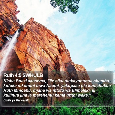 Ruth 4:5 SWHULB Bible Verse Image