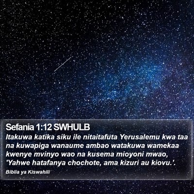 Sefania 1:12 SWHULB Bible Verse Image