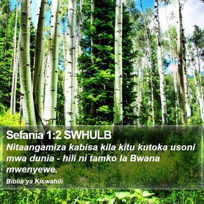 Sefania 1:2 SWHULB Bible Verse Image