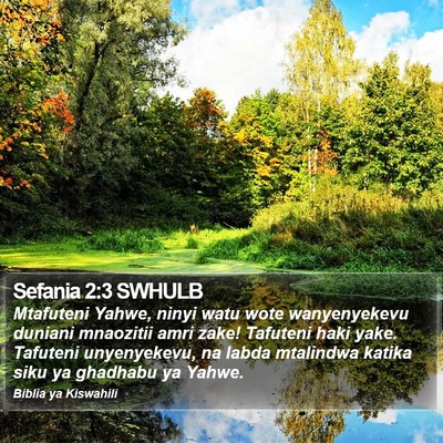 Sefania 2:3 SWHULB Bible Verse Image