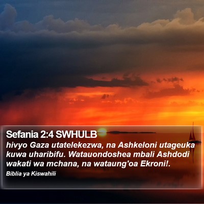 Sefania 2:4 SWHULB Bible Verse Image